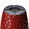 Glitzhome® 23.75" Eco-Friendly Honeycomb Textured Red Tall Plastic Planters, 2ct.